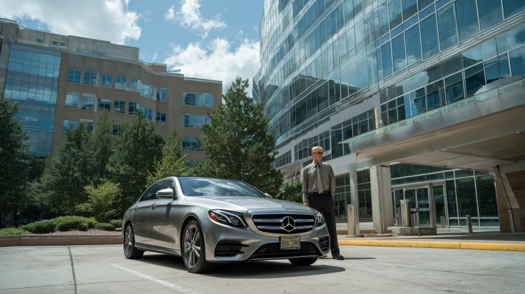 Consultant en portage salarial avec une voiture de fonction